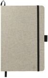 Am image of a Custom 5.5in x 8.5in Recycled Cotton Bound JournalBook® in Natural!