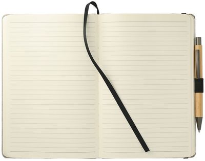 An image of a Custom 5.5in x 8.5in Recycled Cotton Bound JournalBook®!