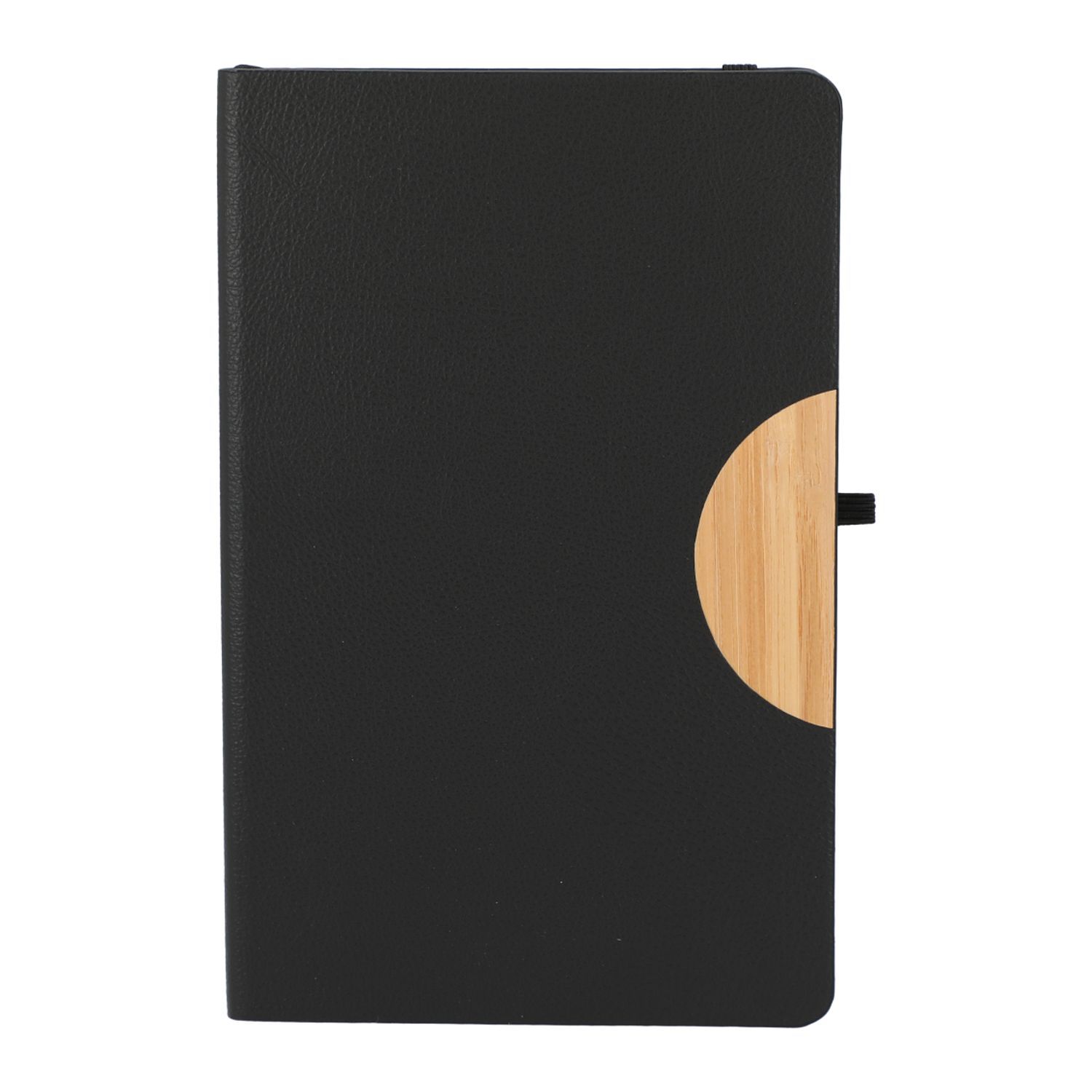 5.5in by 8.5in Kaya Recycled and Bamboo JournalBook in Black