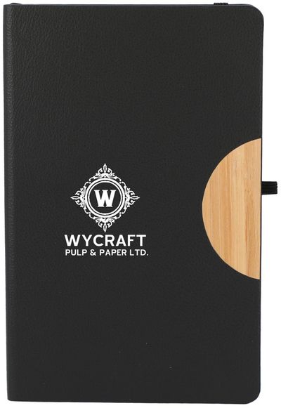An image of a Custom 5.5in by 8.5in Kaya Recycled and Bamboo JournalBook!