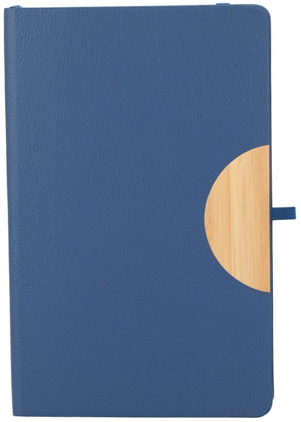 Am image of a Custom 5.5in by 8.5in Kaya Recycled and Bamboo JournalBook in Navy!