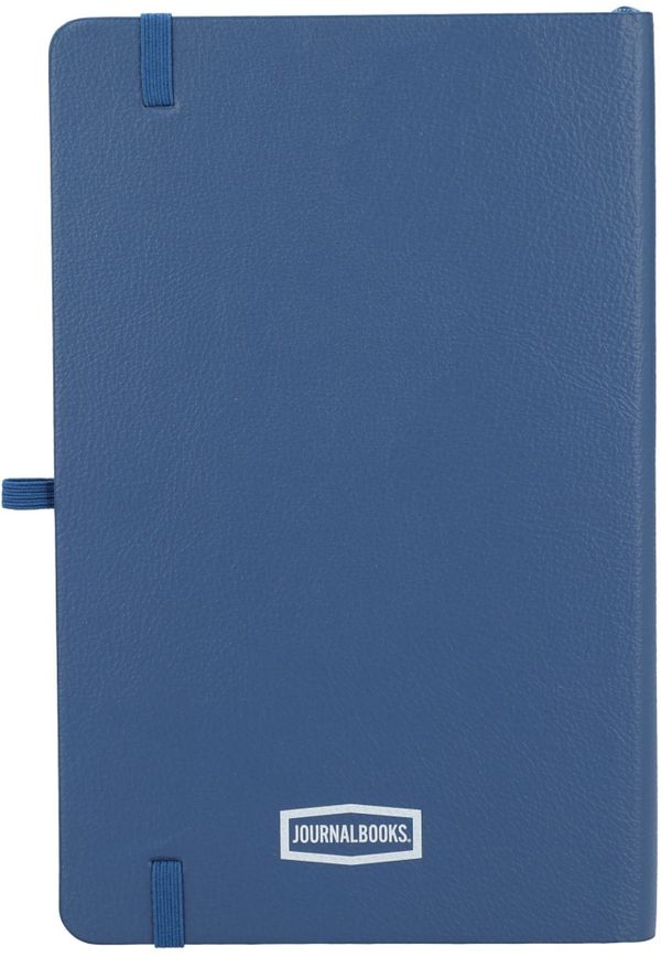 Am image of a Custom 5.5in by 8.5in Kaya Recycled and Bamboo JournalBook in Navy!
