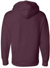 Am image of a Custom Independent Trading Co. Heavyweight Hooded Sweatshirt in Maroon!