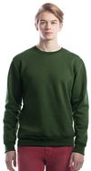 Am image of a Custom Jerico Crewneck Sweatshirt in Forest!