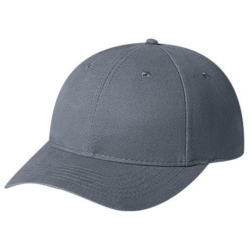 AJM Heavyweight Brushed Cotton Drill Cap in Charcoal