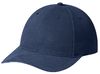 Am image of a Custom AJM Heavyweight Brushed Cotton Drill Cap in Midnight Blue!