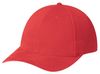 Am image of a Custom AJM Heavyweight Brushed Cotton Drill Cap in Red!
