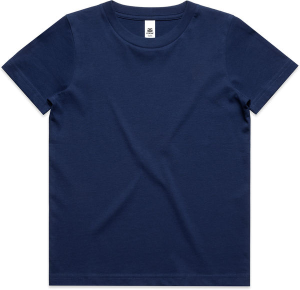 An image of a Custom AS Colour Youth Tee in Cobalt!