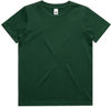 Am image of a Custom AS Colour Youth Tee in Forest Green!
