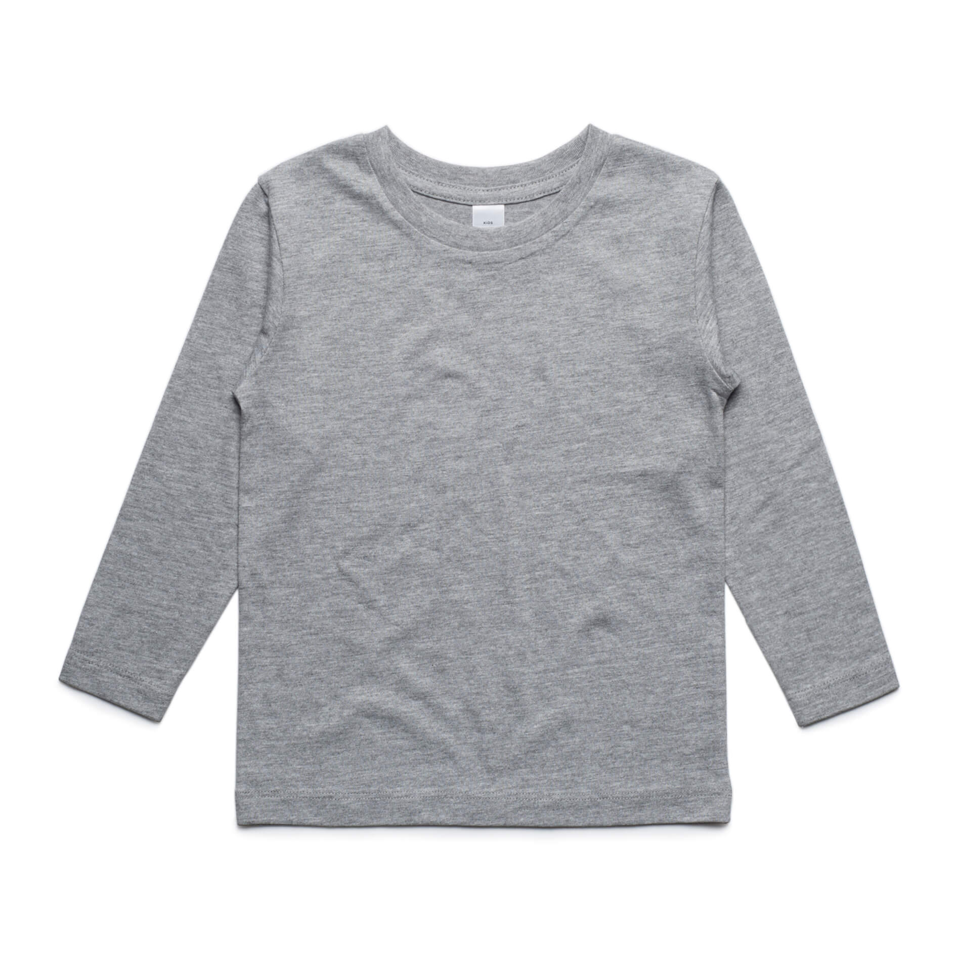AS Colour Kids Longsleeve Tee in Athletic Heather