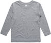 Am image of a Custom AS Colour Kids Longsleeve Tee in Athletic Heather!