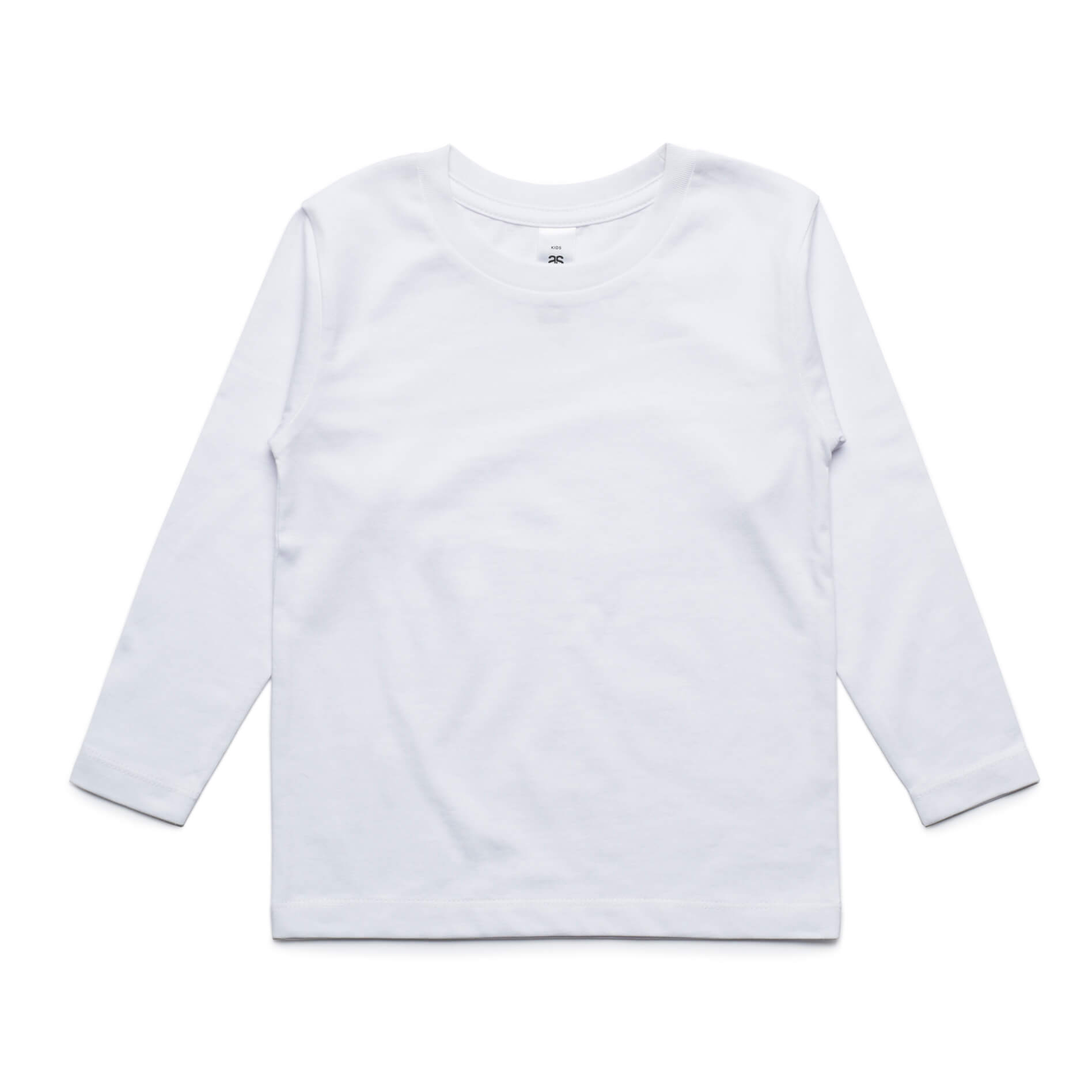 AS Colour Kids Longsleeve Tee in White