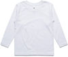 Am image of a Custom AS Colour Kids Longsleeve Tee in White!