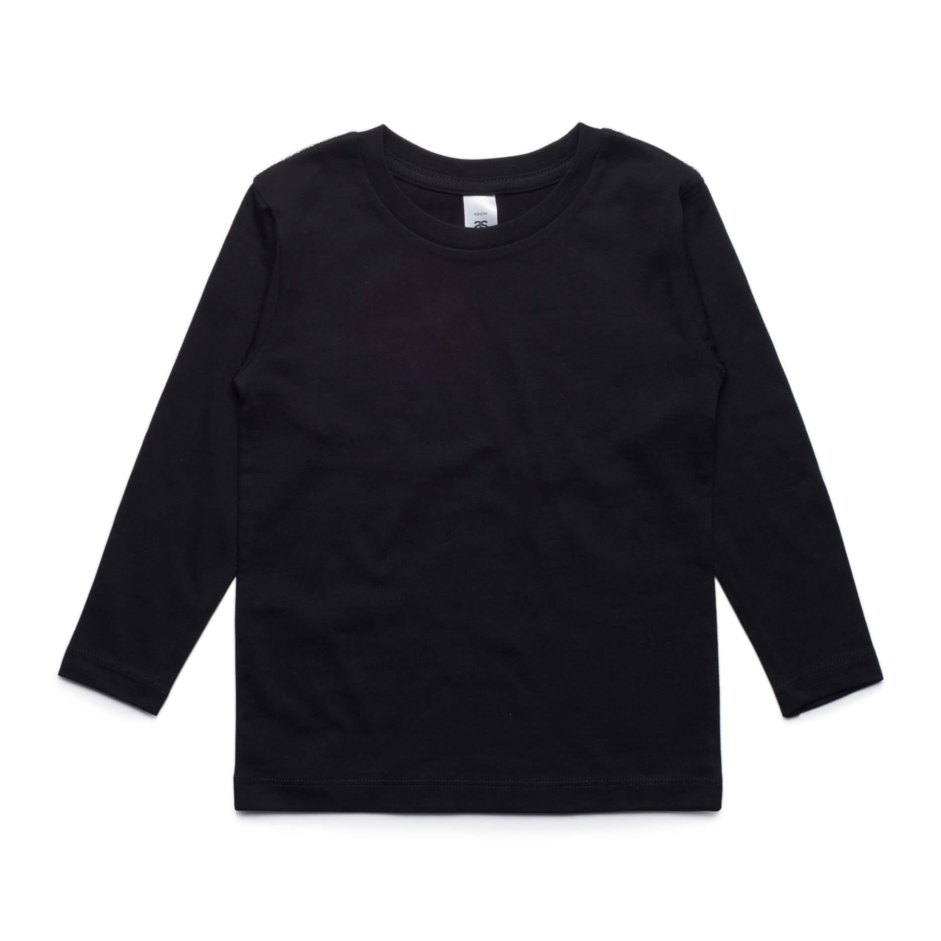 AS Colour Youth Longsleeve Tee in Black