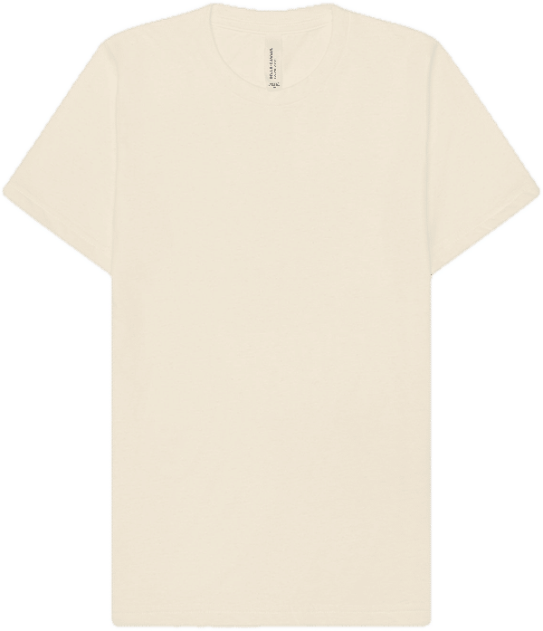 Am image of a Custom Bella and Canvas 6oz Heavyweight T Shirt in Natural!