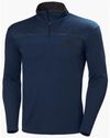Am image of a Custom Helly Hansen Men's Quick Dry Half Zip in Navy!