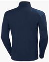 Am image of a Custom Helly Hansen Men's Quick Dry Half Zip in Navy!