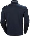 Am image of a Custom Helly Hansen Mens Crew Fleece Jacket in Navy!