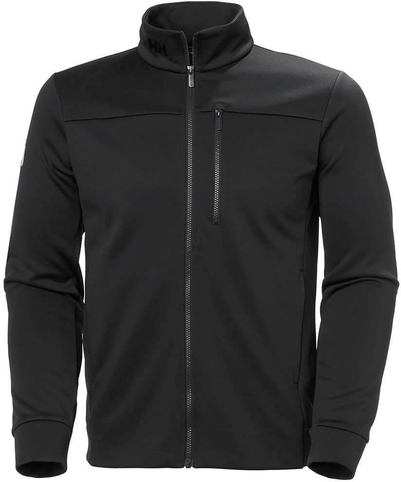 Helly Hansen Mens Crew Fleece Jacket in Ebony