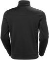 Am image of a Custom Helly Hansen Mens Crew Fleece Jacket in Ebony!