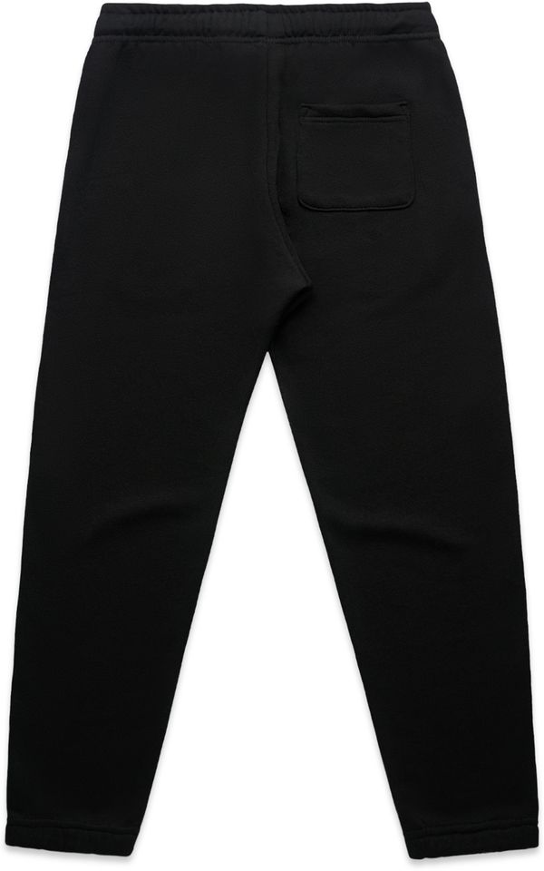 Am image of a Custom AS Colour Youth Surplus Track Pants in Black!