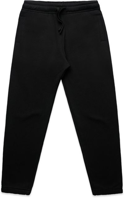 Am image of a Custom AS Colour Youth Surplus Track Pants in Black!