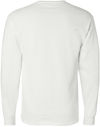 Am image of a Custom Champion Long Sleeve Cotton Tee in White!