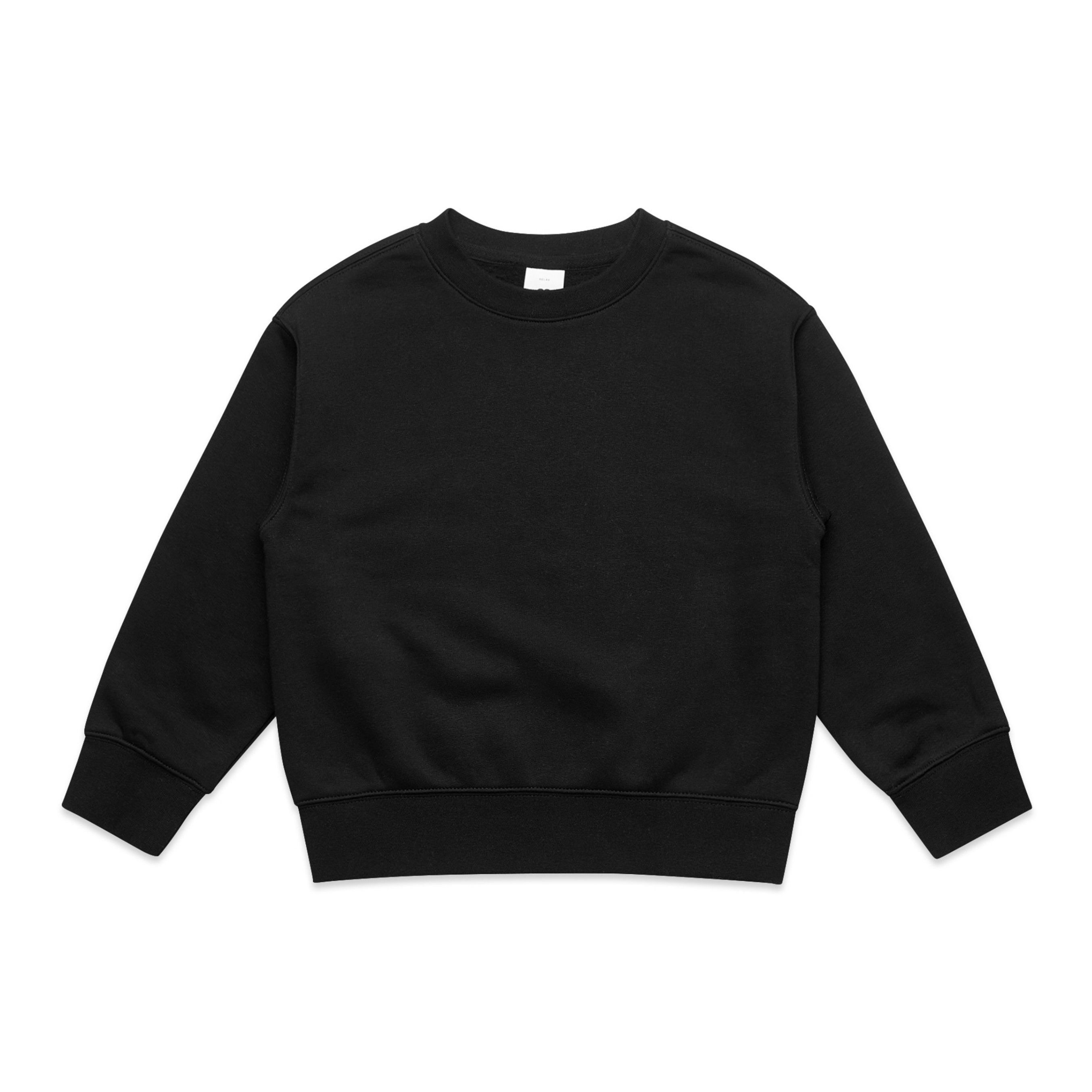 AS Colour Kids Relax Crew in Black