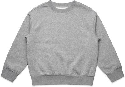 Am image of a Custom AS Colour Kids Relax Crew in Athletic Heather!