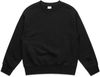 Am image of a Custom AS Colour Youth Relax Crew in Black!