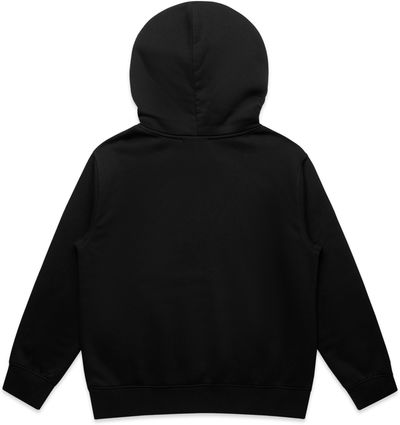 Am image of a Custom AS Colour Kids Relax Hood in Black!
