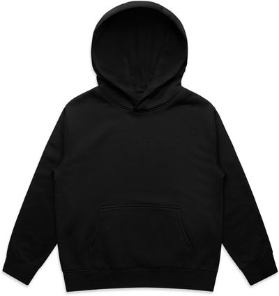 Am image of a Custom AS Colour Kids Relax Hood in Black!