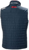 Am image of a Custom Helly Hansen Men's Crew Insulator Vest 2.0 in Navy!