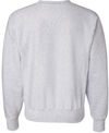 An image of a Custom Champion Adult Reverse Weave Fleece Crew in Silver Gray!