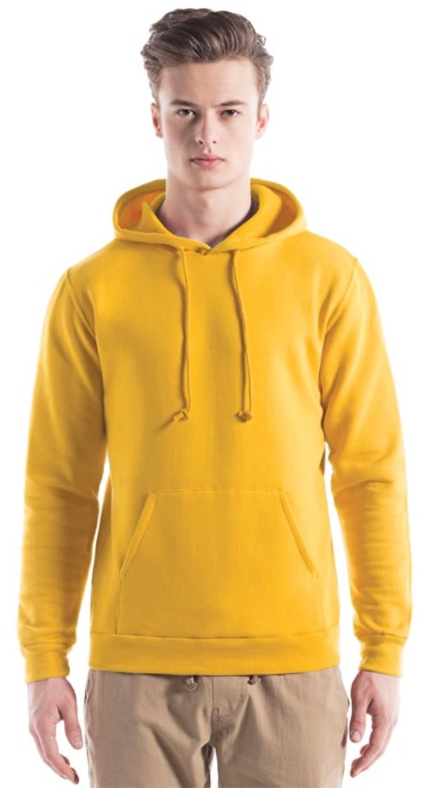 An image of a Custom Jerico Hooded Sweatshirt in Gold!