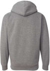 Am image of a Custom Independent Trading Co. Heavyweight Hooded Sweatshirt in Gunmetal Heather!