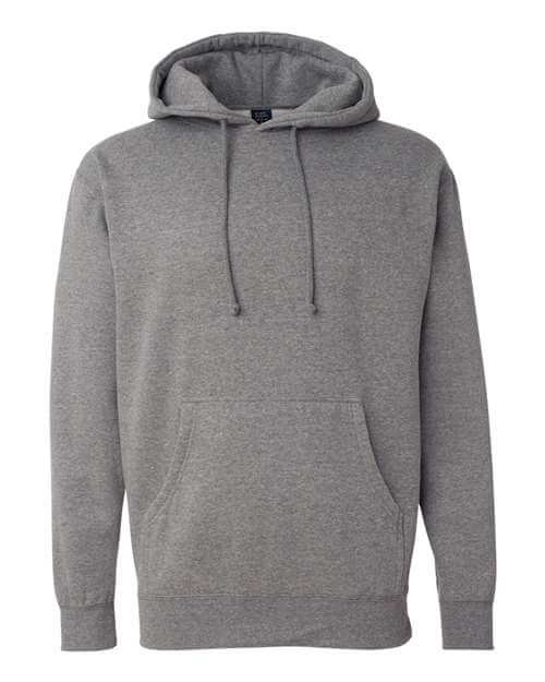 Independent Trading Co. Heavyweight Hooded Sweatshirt in Gunmetal Heather
