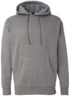 Am image of a Custom Independent Trading Co. Heavyweight Hooded Sweatshirt in Gunmetal Heather!