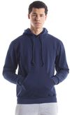 Am image of a Custom Jerico UltraCotton Hooded Sweatshirt in Navy!