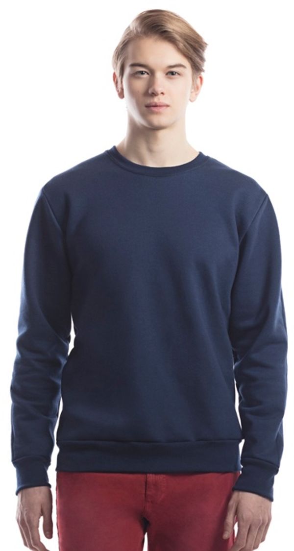 Am image of a Custom Jerico Crewneck Sweatshirt in Navy!