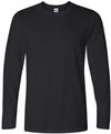 Am image of a Custom Gildan Softstyle Long Sleeve T Shirt in Black!