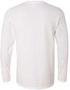 Am image of a Custom Gildan Softstyle Long Sleeve T Shirt in White!