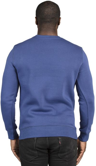 Am image of a Custom Threadfast Unisex Ultimate Crewneck Sweatshirt in Navy!