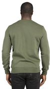 Am image of a Custom Threadfast Unisex Ultimate Crewneck Sweatshirt in Army!