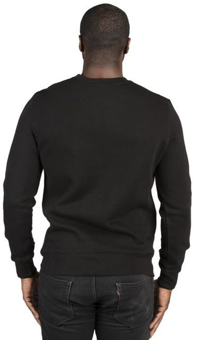 Am image of a Custom Threadfast Unisex Ultimate Crewneck Sweatshirt in Black!