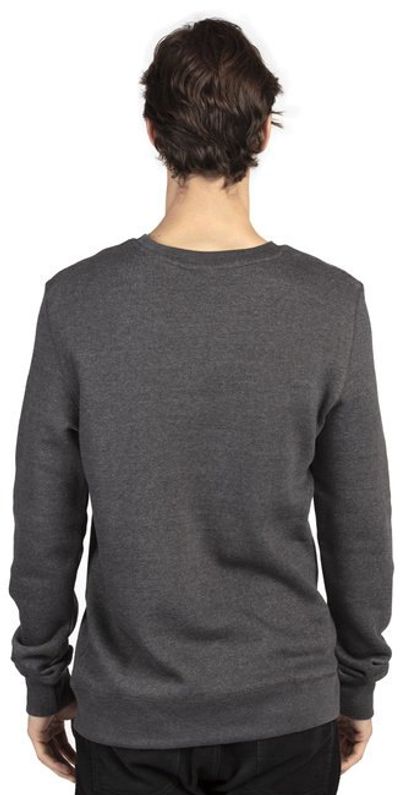 Am image of a Custom Threadfast Unisex Ultimate Crewneck Sweatshirt in Charcoal Heather!
