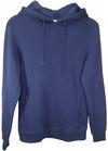 Am image of a Custom Threadfast Unisex Ultimate Fleece Pullover Hooded Sweatshirt in Navy!