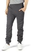 Am image of a Custom Threadfast Unisex Ultimate Fleece Pants in Charcoal Heather!