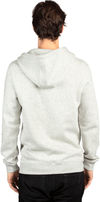 Am image of a Custom Threadfast Unisex Ultimate Fleece Full Zip Hooded Sweatshirt in Oatmeal!