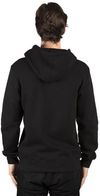 Am image of a Custom Threadfast Unisex Ultimate Fleece Full Zip Hooded Sweatshirt in Black!